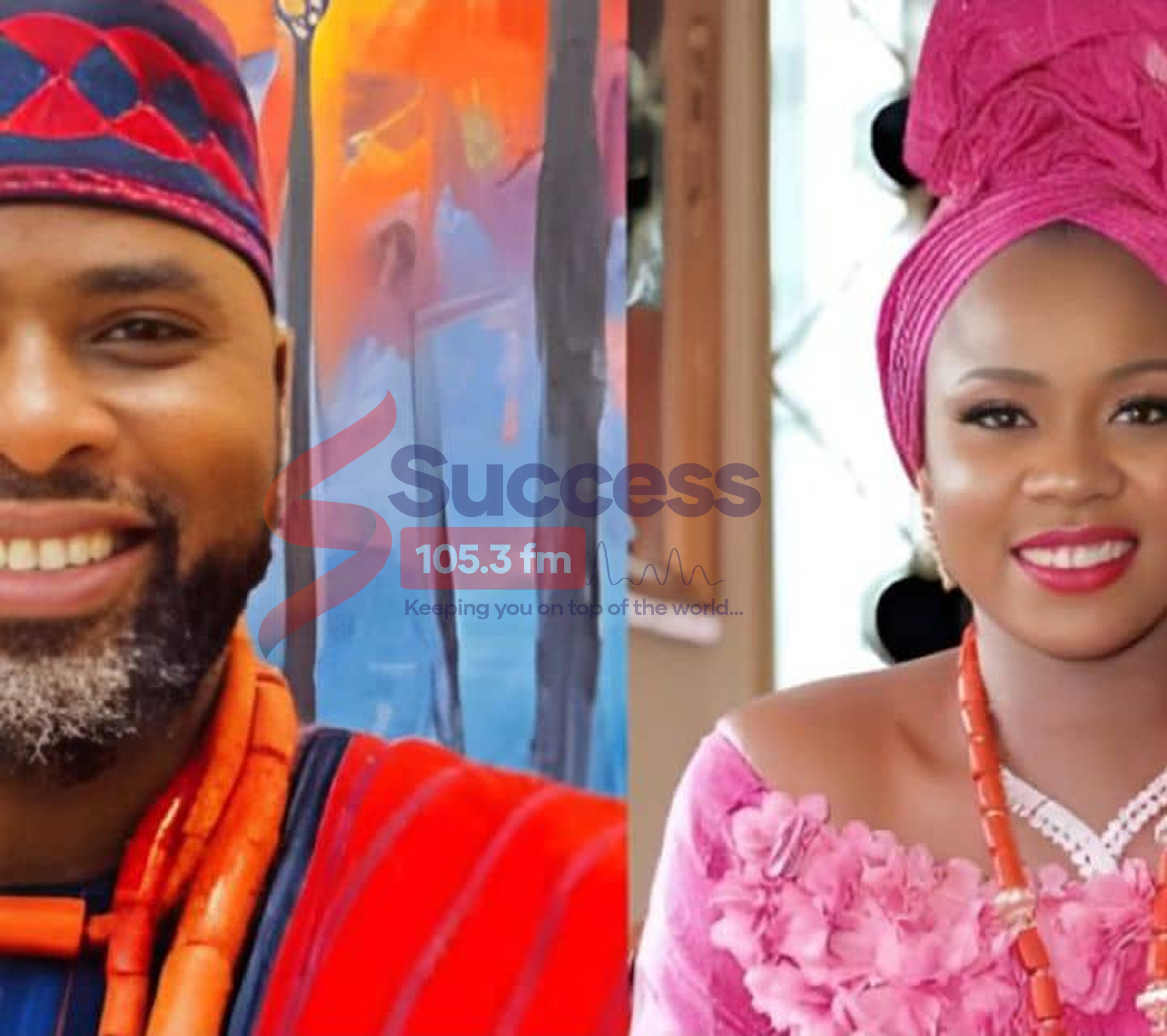 IBRAHIM CHATTA REUNITES WITH EX-WIFE, OLAYINKA SOLOMON‎
